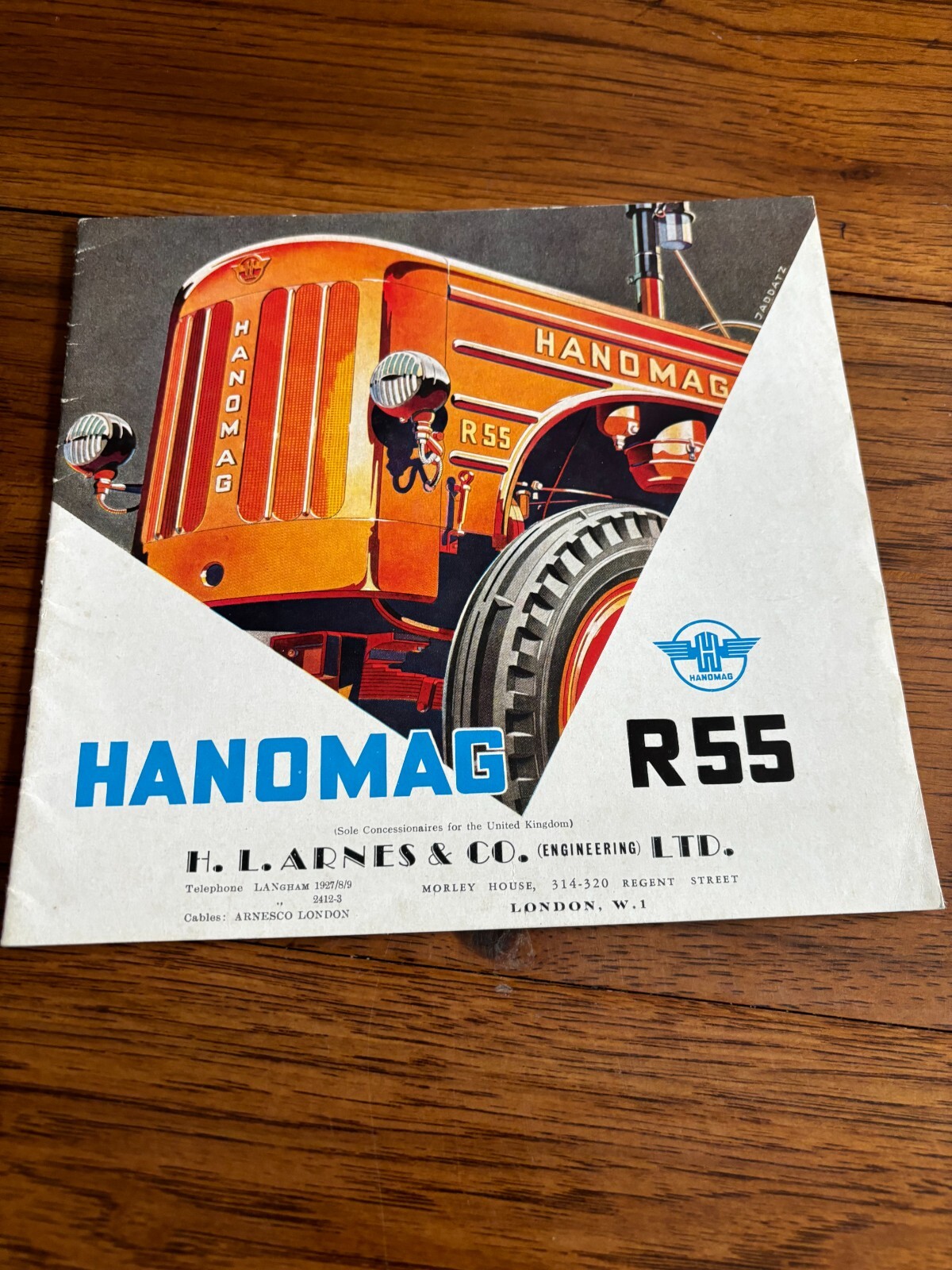 Hanomag R55 Tractor Brochure FCCA24