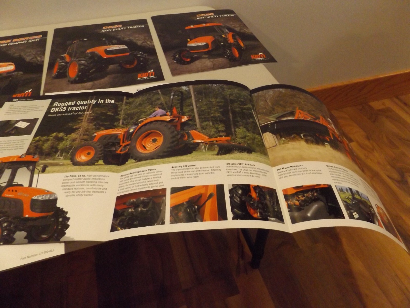 7-pc. KIOTI COMPACT & UTILITY TRACTORS, 2012