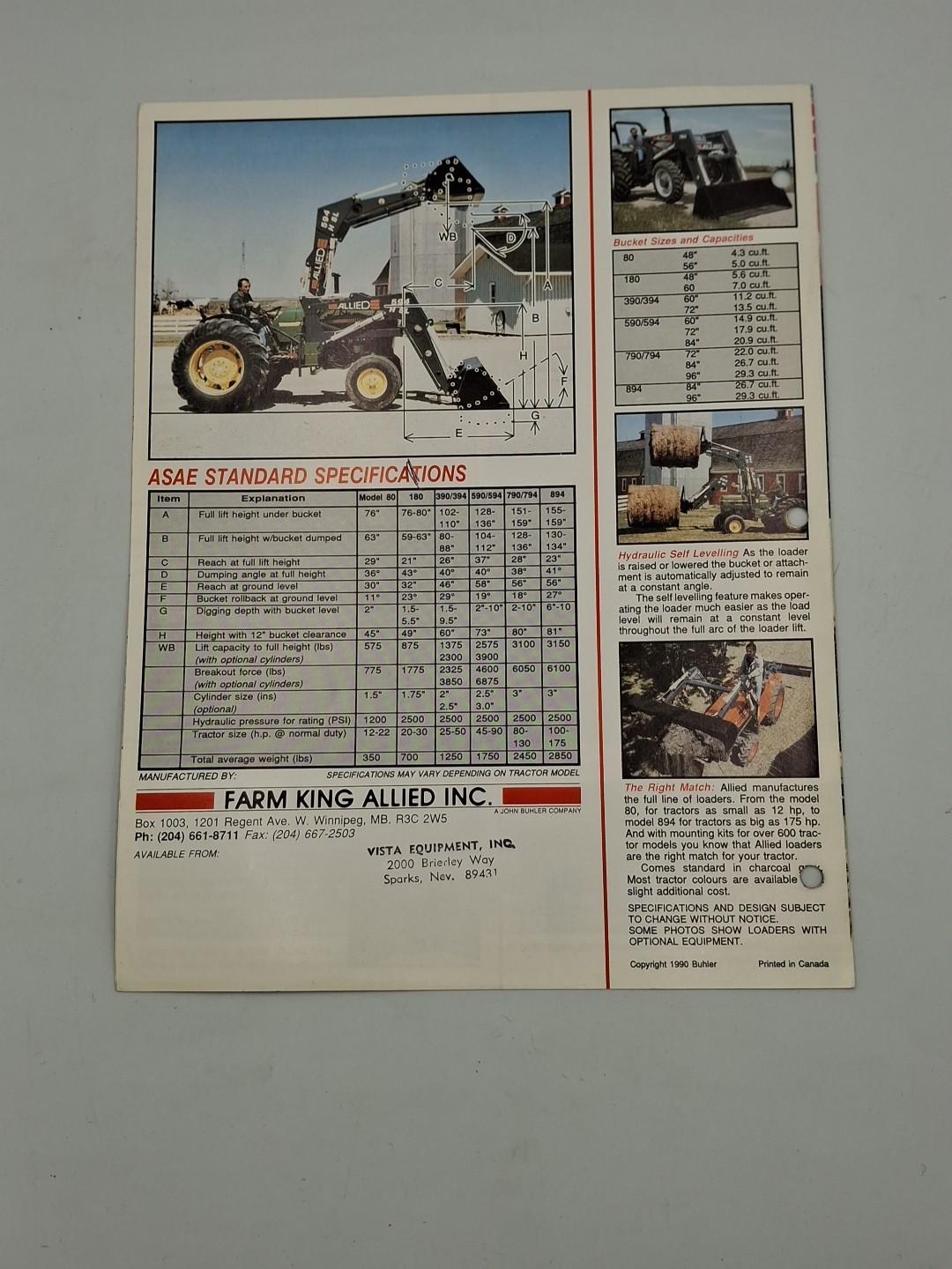 Lot 5x Vtg Tractor Advertising Brochures Massey Ferguson Mitsubishi Allied SMC
