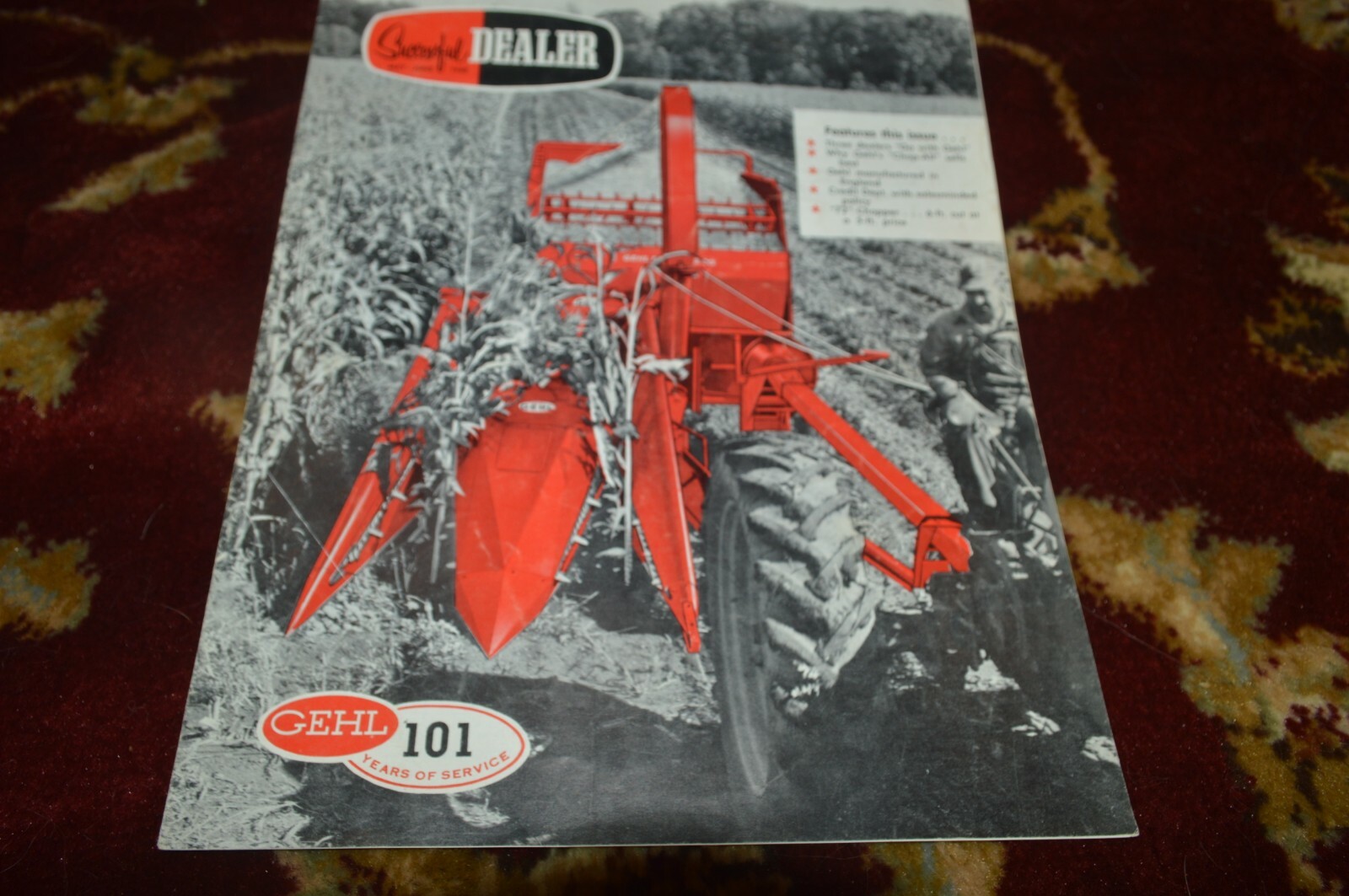 Gehl Successful Dealer Magazine For May June 1960 Brochure FCCA