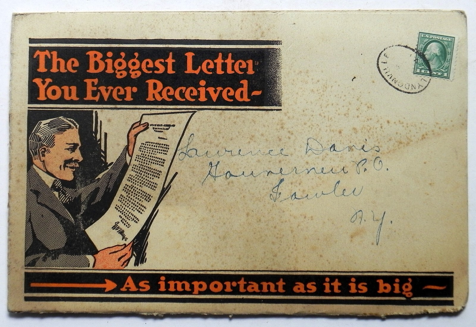 ca1920 KOW-KURE Dairy Association Co Rare Lg Advertising Mailer to Retailers