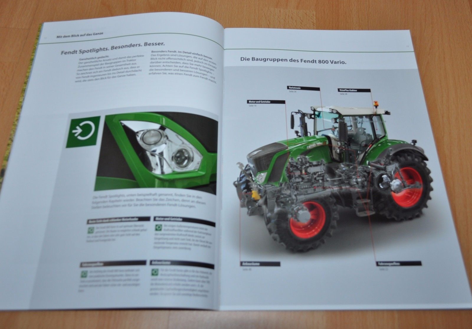 Fendt 800 Vario Tractor Brochure Prospekt
