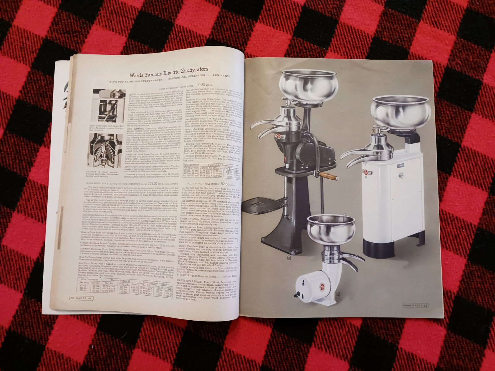 1952 Montgomery Ward Farm Catalog Wards Hoe Plow Trac Garden Tractor