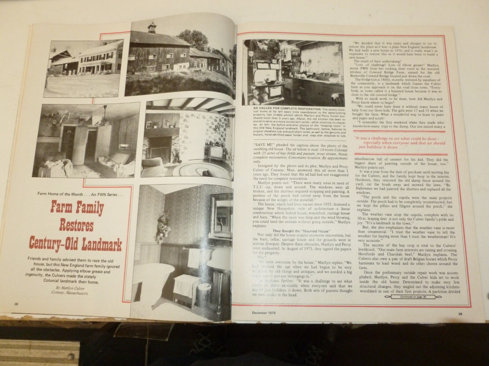 FARM and WIFE MAGAZINEs Lot (partial from 1972 through 1983) 30 magazines total