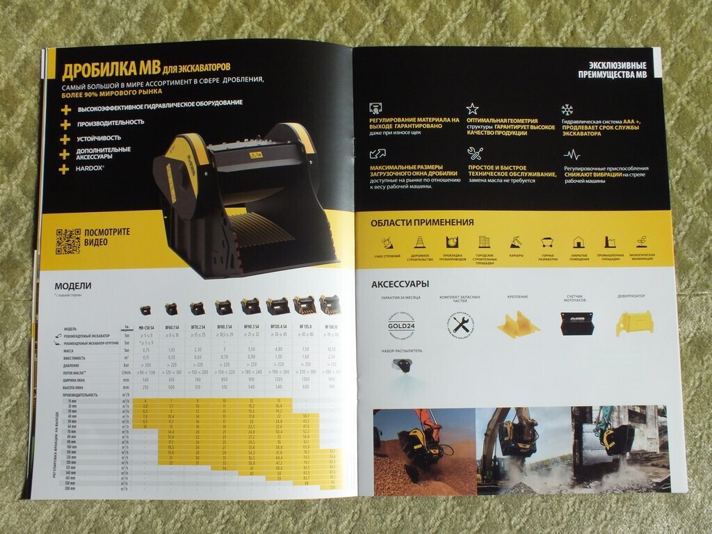 MB CRUSHER Construction Mining Excavators Equipment Catalog Brochure 2020