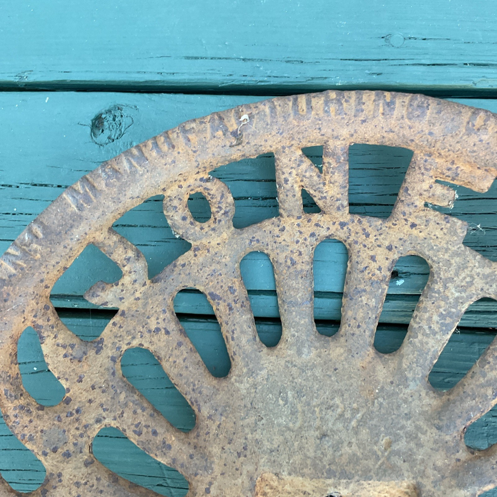 Antique JONES Plano MFG Chicago J127 SEAT Cast Iron Tractor Seat NICE!