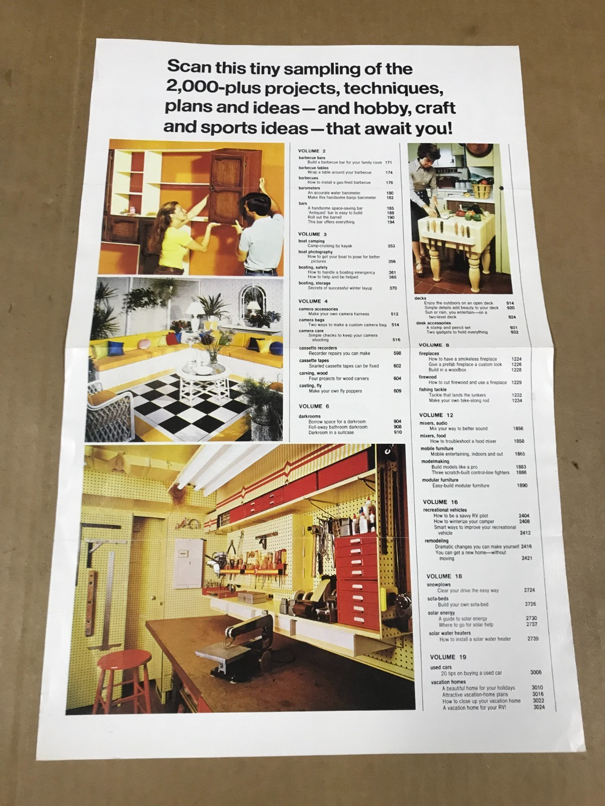 Vintage Popular Mechanics Shop Guide & Metric Conversion Charts