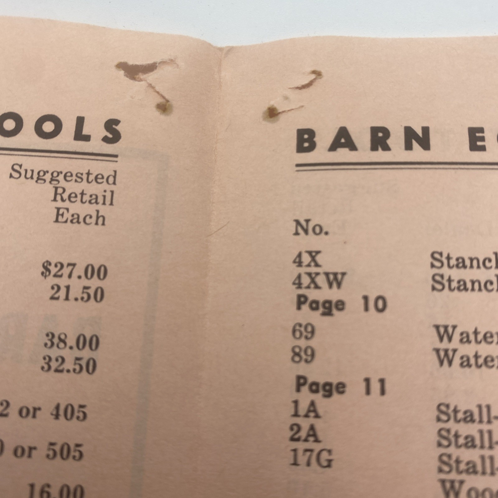 Vintage 1947 Hudson Barn Equipment Hay Tools Brochure Agriculture Advert F44
