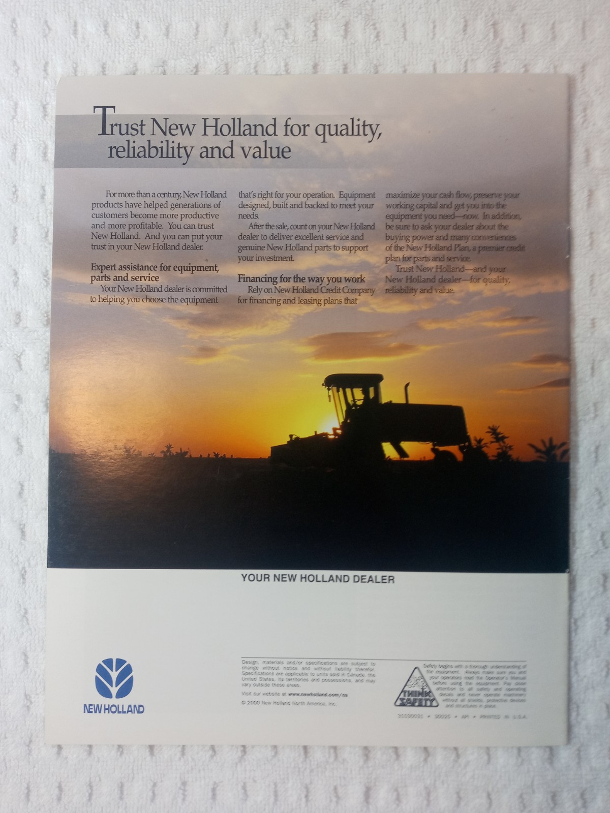 New Holland Round Baler Skid Steer Windrower Assorted Sales Brochures Lot Of 9