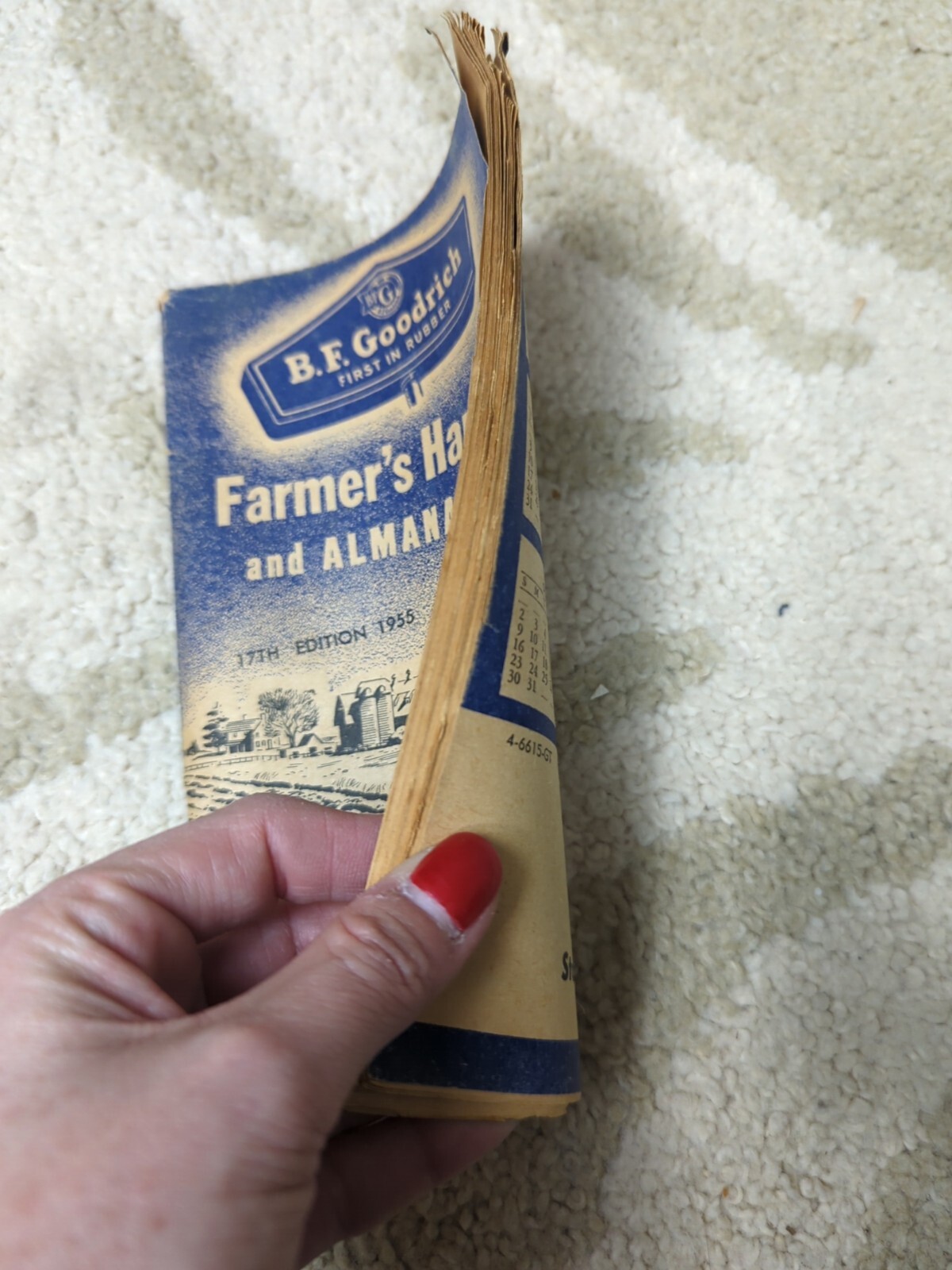 B F Goodrich Farmers Handbook And Almanac 1955 Tires Farmer Advertising Farming