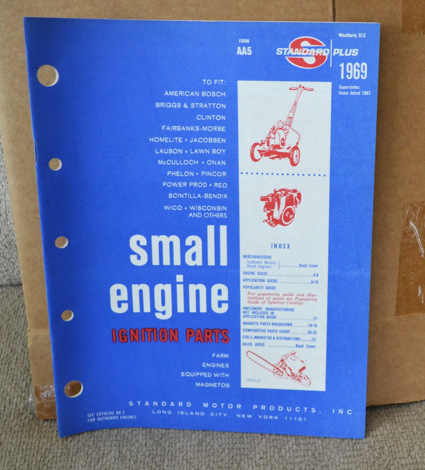 VTG 1969 Standard Plus Small Engine Ignition Parts Catalog AA5