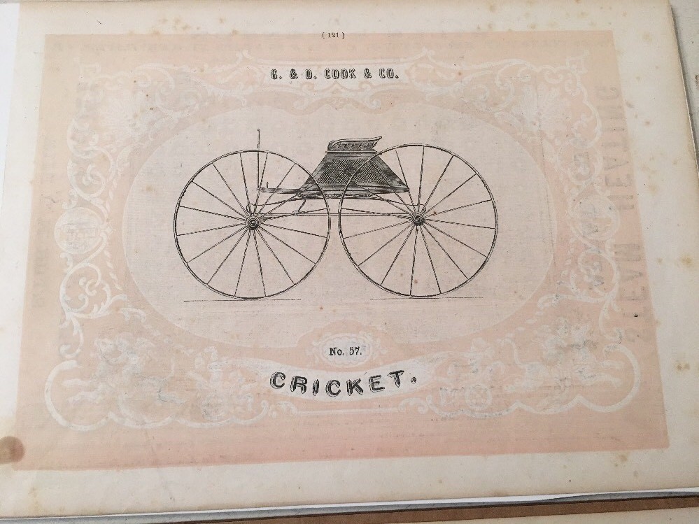 2 Antique G & D Cook Horse Drawn Carriage Advertisements Prints