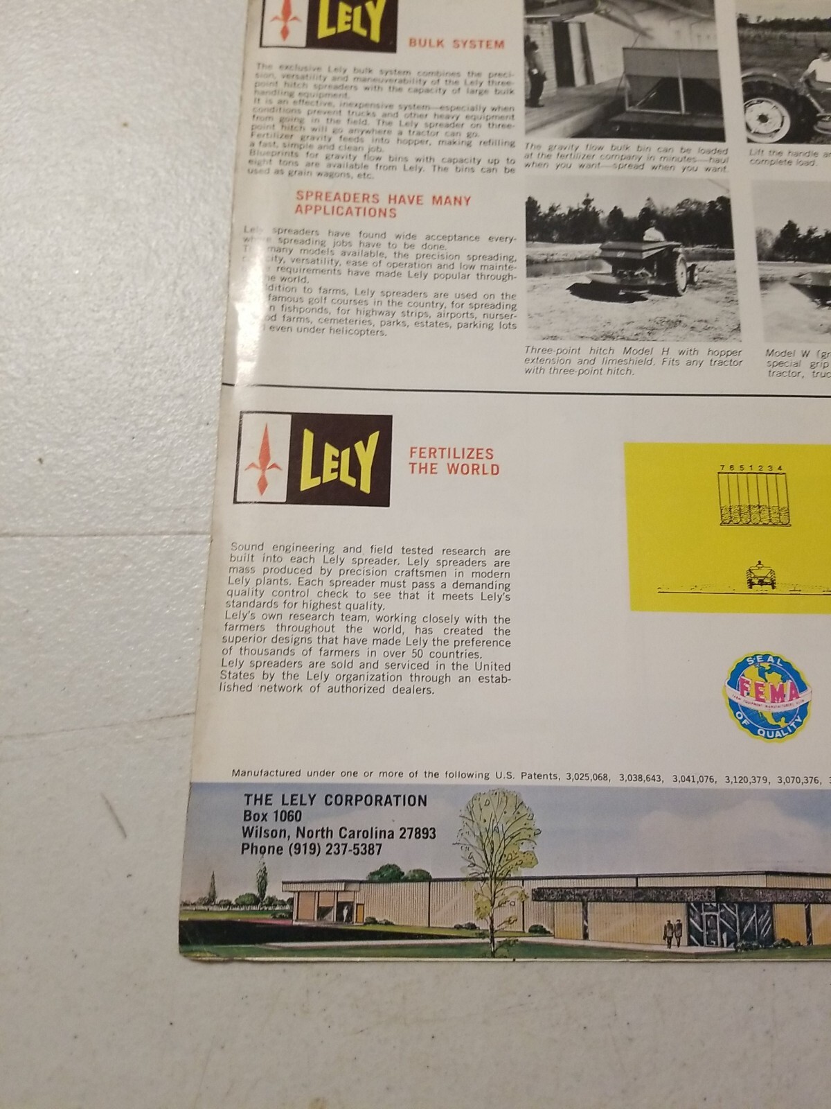 Vintage Lely Precision Spreaders Sales Brochure. Agriculture Farming