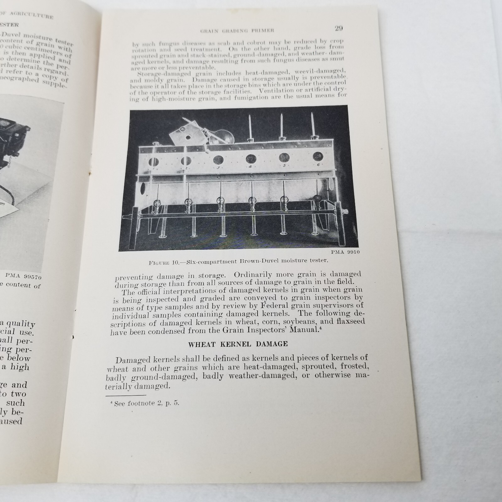 Grain Grading Primer 1948 Farmers&rsquo; Bulletin Booklet 325 USDA Photos Charts