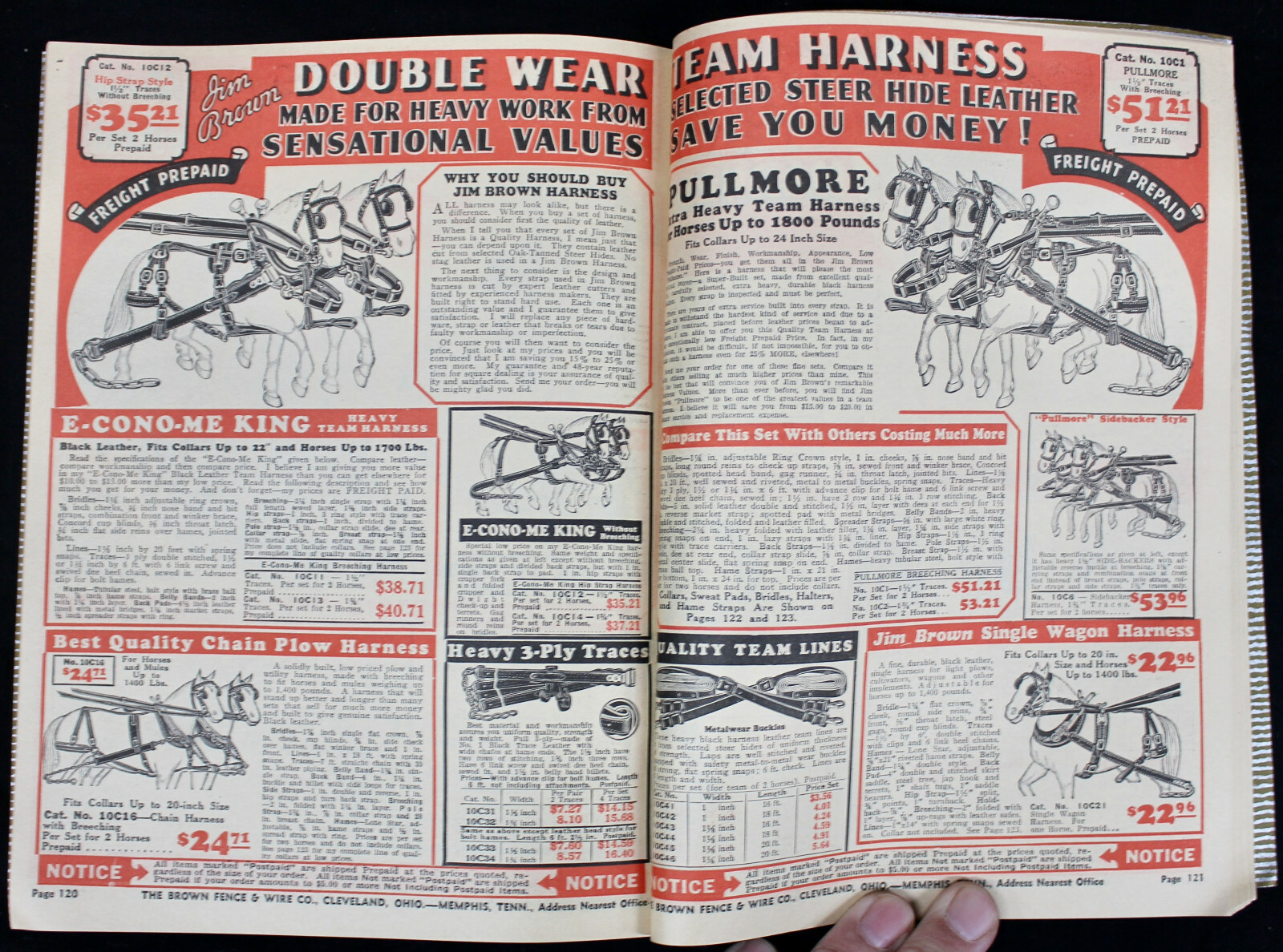 Original 1937 Jim Brown’s Catalog Barbed Wire Paint and More
