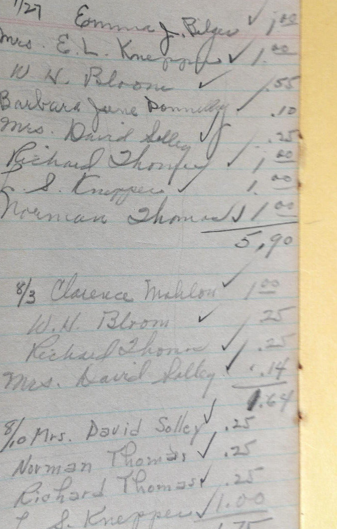Armours Big Crop Fertilizer 1939 1940 Note Pad Atlanta Geogria