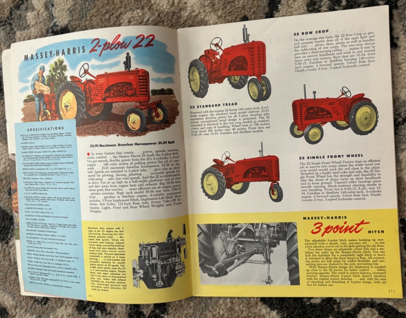 Massey Harris Buyers Guide For 1951 Brochure DCPA26