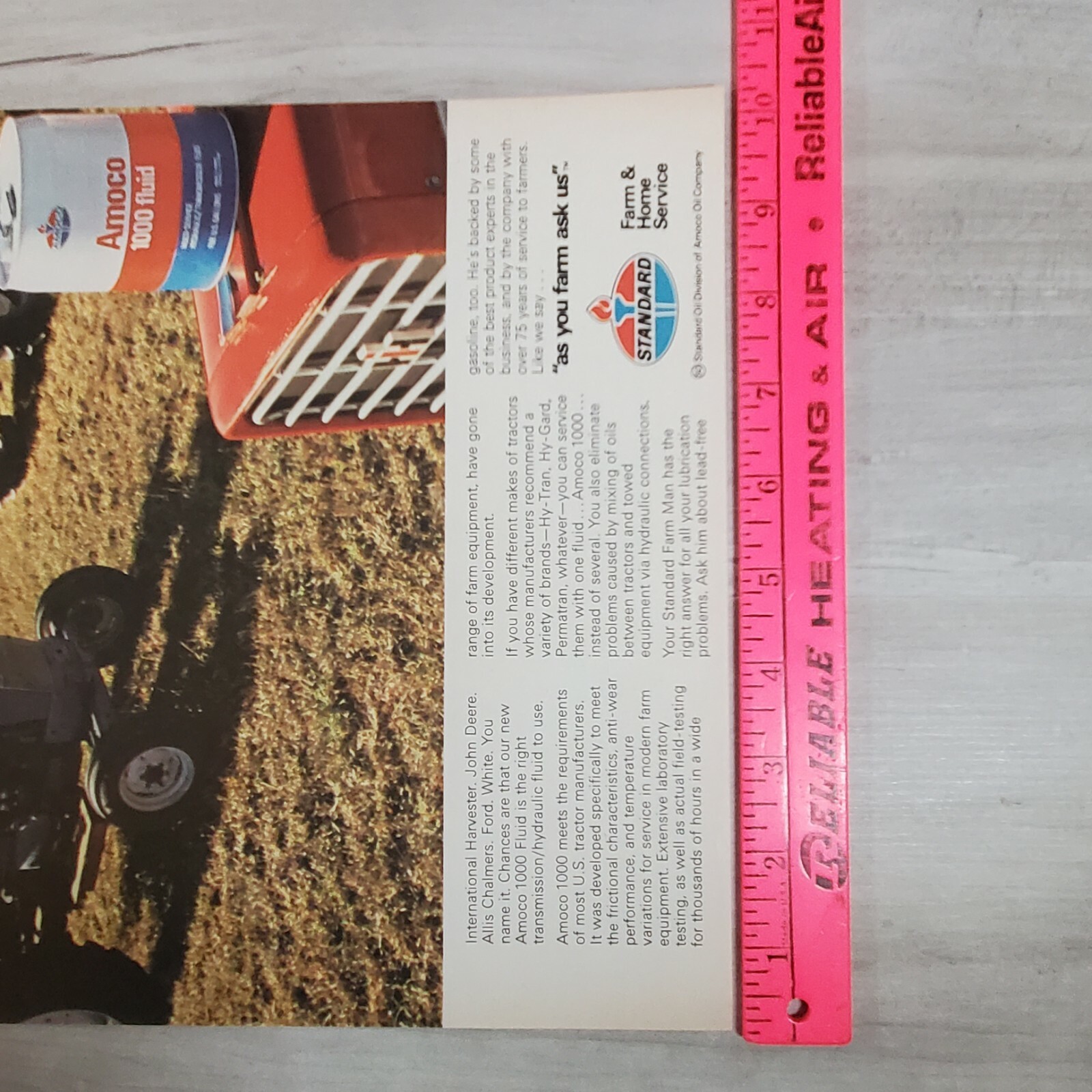 Original 1975 Advertisement Ad Standard Oil Transmission America&rsquo;s Tractors