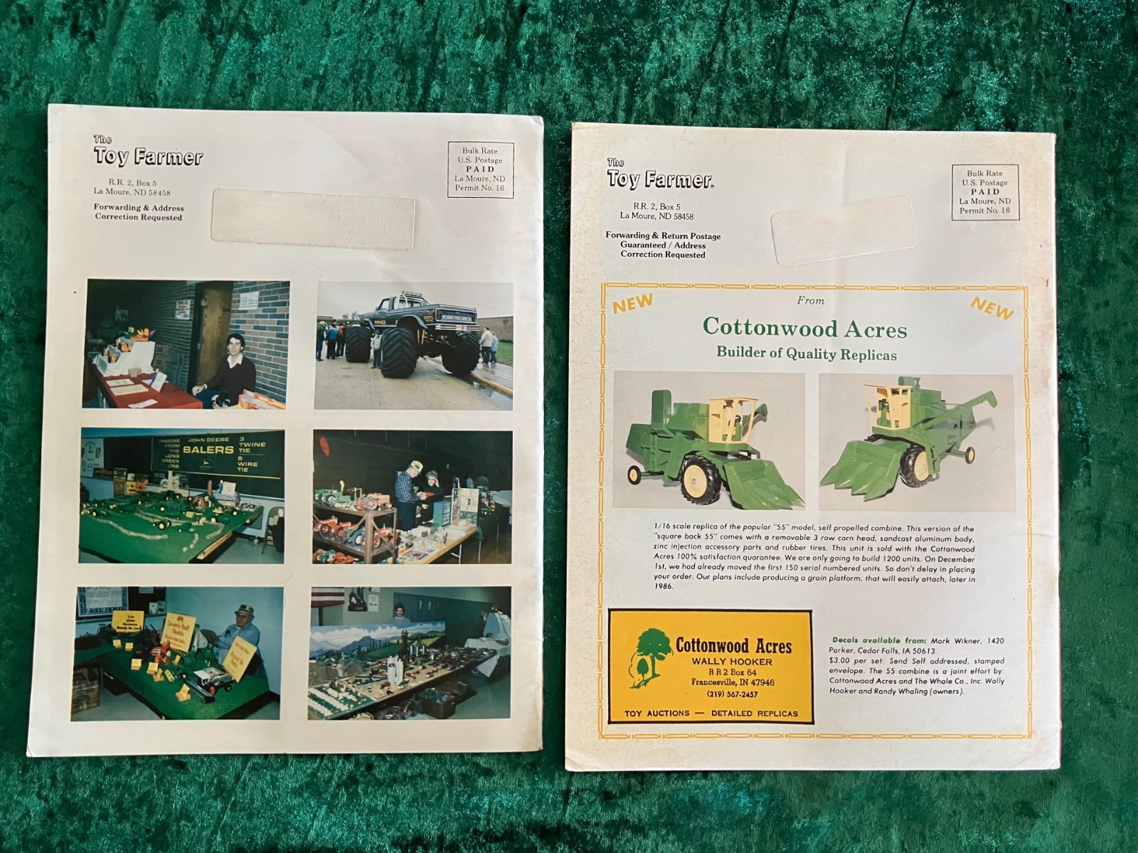 Vintage The Toy Farmer Magazine Lot of 6: Sept 1985 + January-May 1986