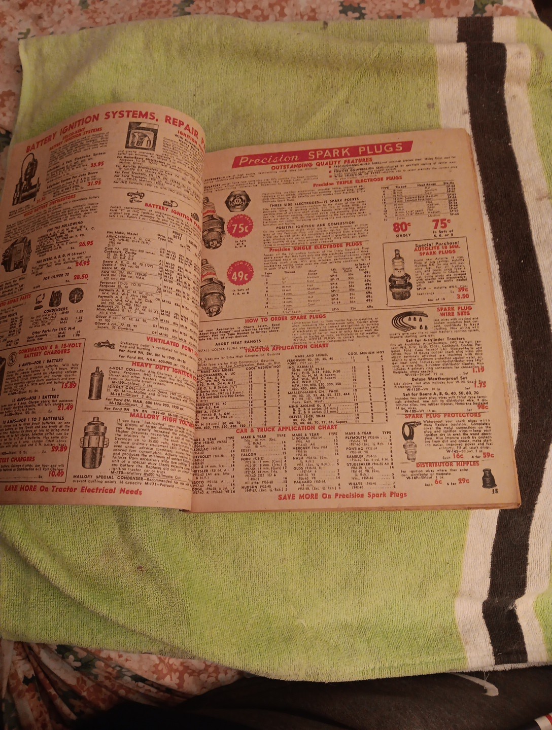 1959 Tractor SUPPLY COMPANY PART GUIDE Blue BOOK Agricultural Machinery Magazine