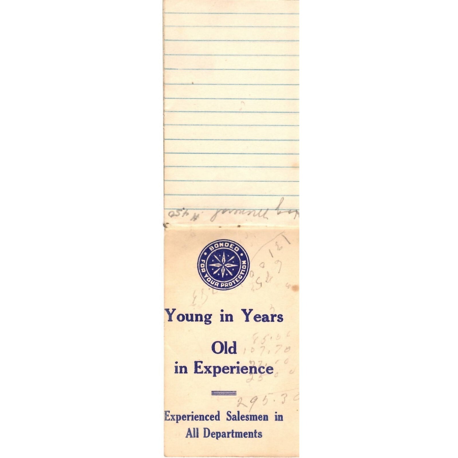 Lake Commission Co Sioux City Iowa Cattle Hogs Sheep Notebook Advertising Farm