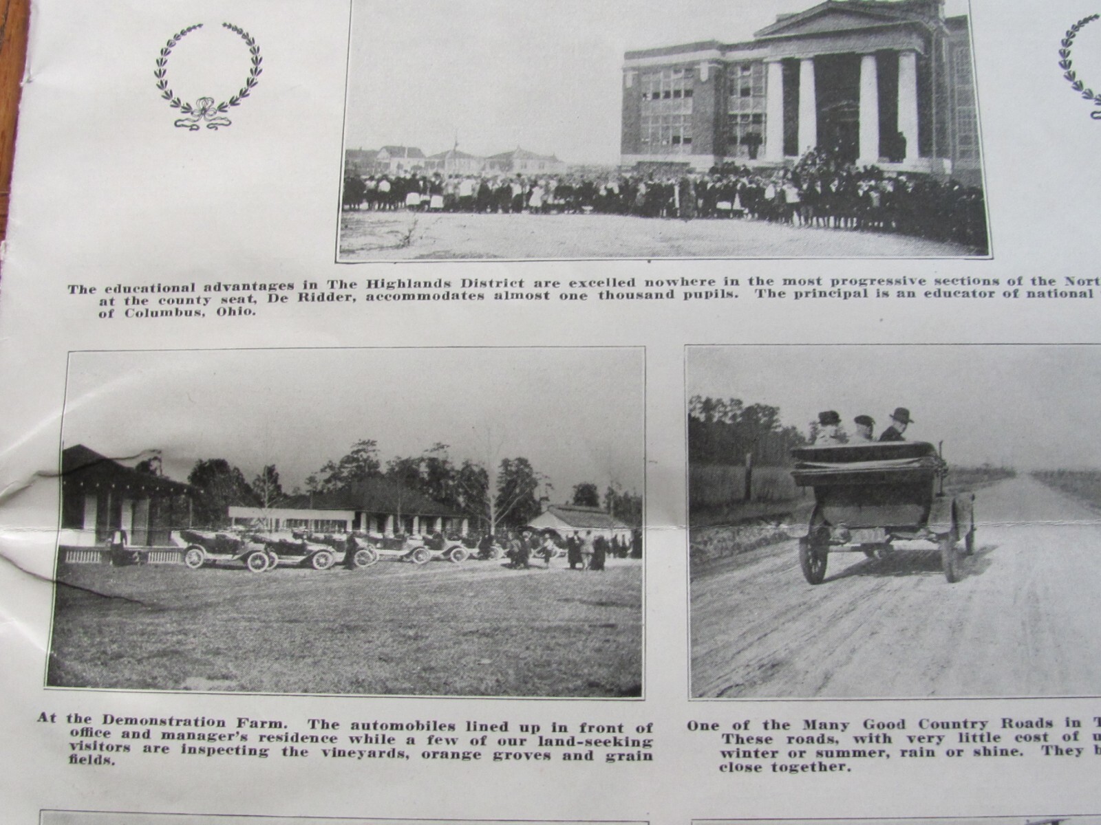 1910&rsquo;S SALE BROCHURE HIGHLANDS LOUISIANA LAND BY LONG BELL FARM LAND CORP
