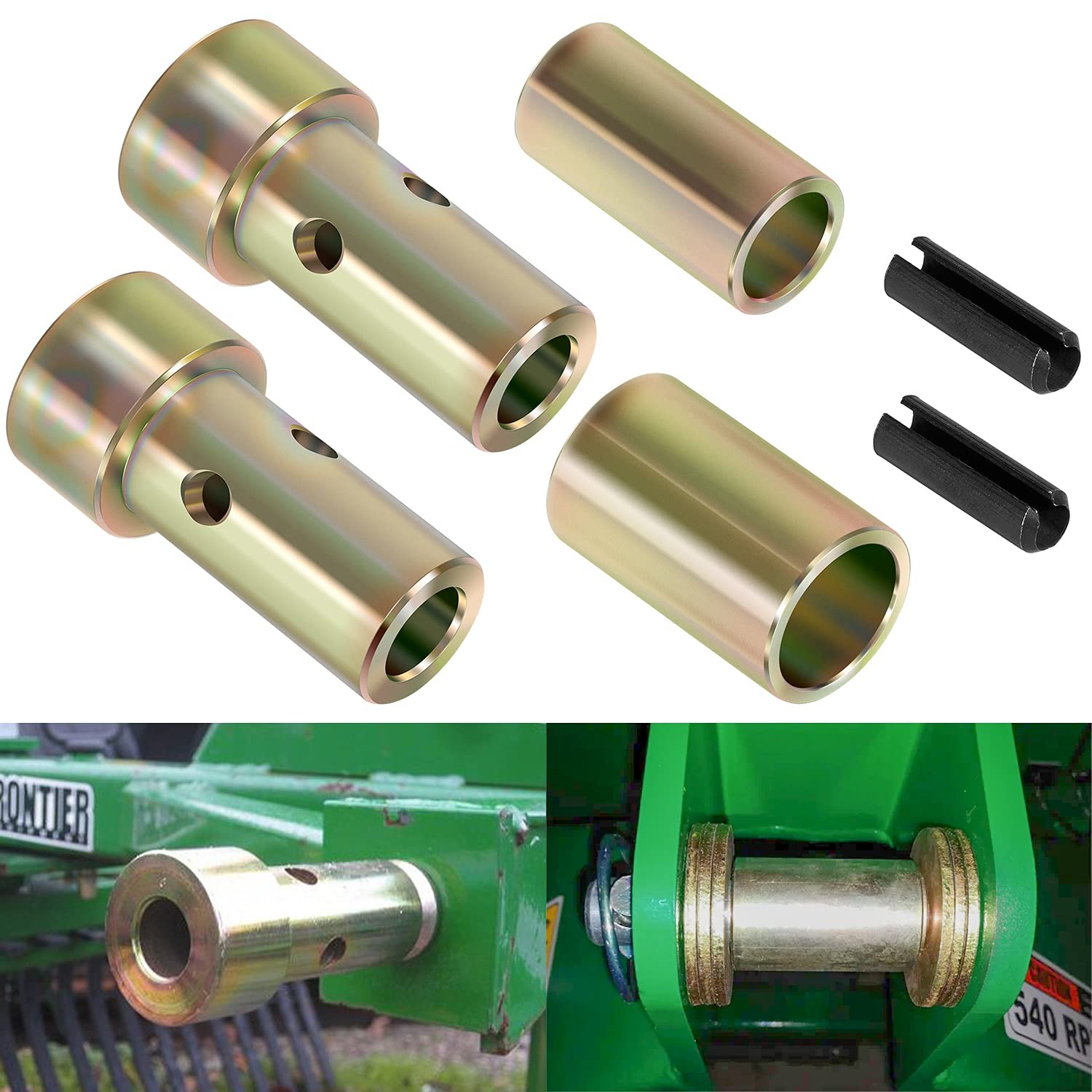TK95029 Cat 1 Quick Hitch Adapter Bushing Kit Fits Category I 3-Point Hitch T…