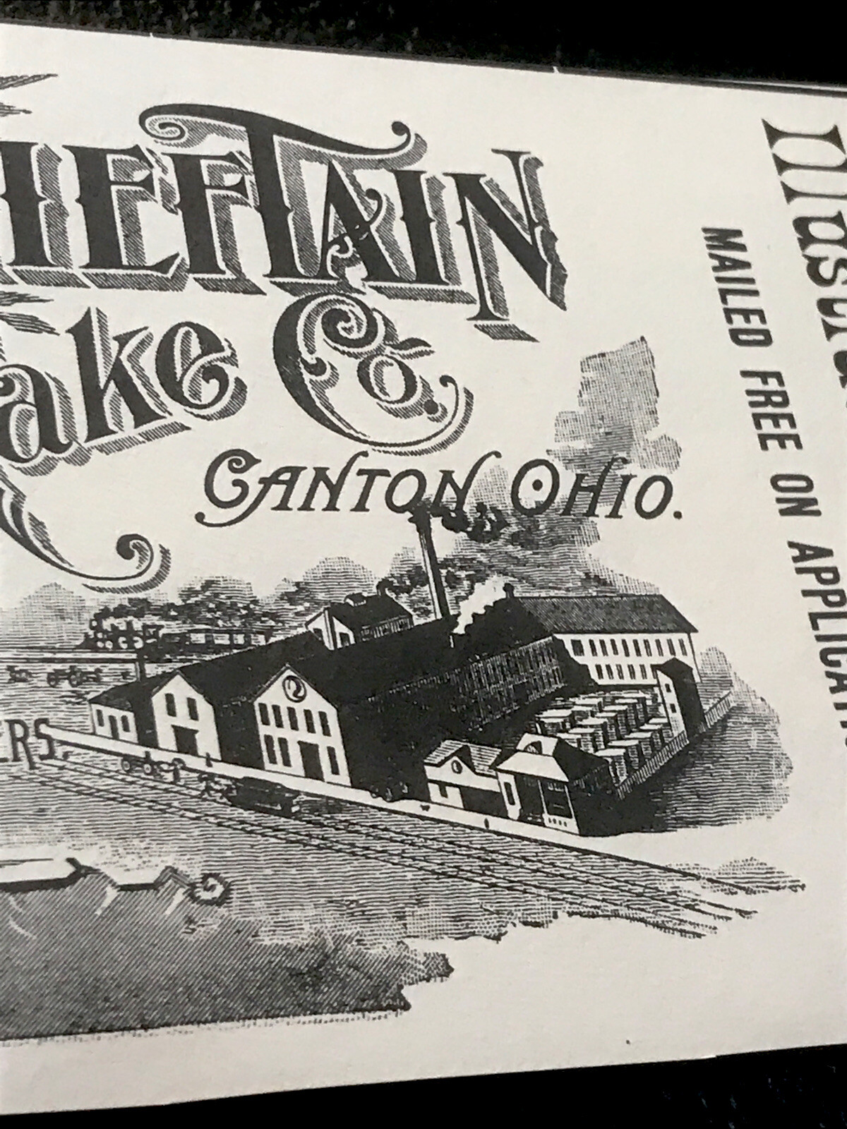 1889 Chieftain Hay Rake Co. Farm Machinery Advertising – Canton – Ohio – Indian