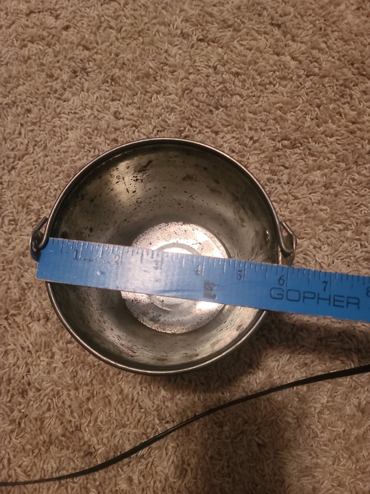 MINNESOTA STATE FAIR 6&Prime; BUCKET PAIL ADVERTISING A W HOLTE SALES ST PAUL
