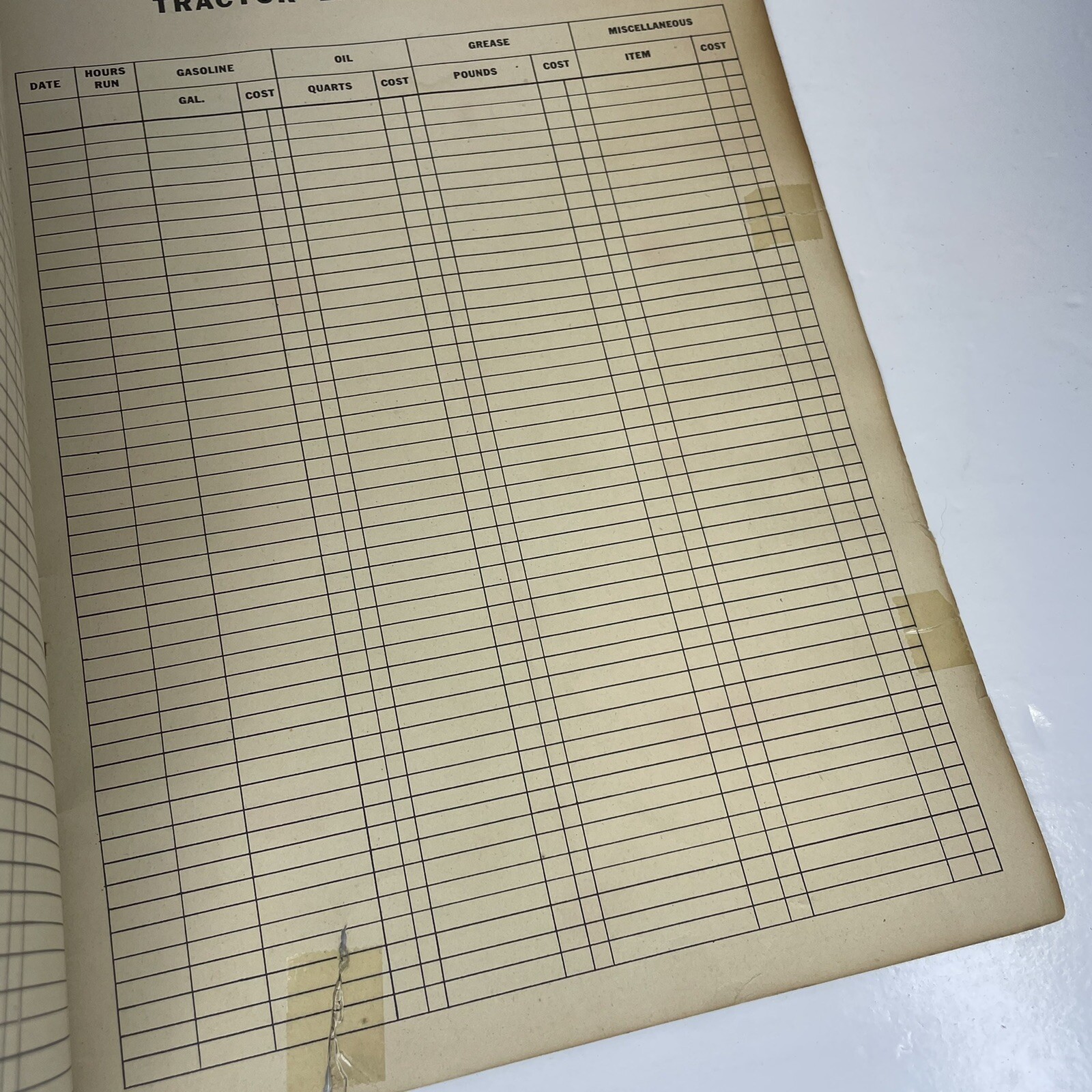 Vintage Wartime Tractors Booklet by Ethyl Corp New York + 1942 Receipt Included