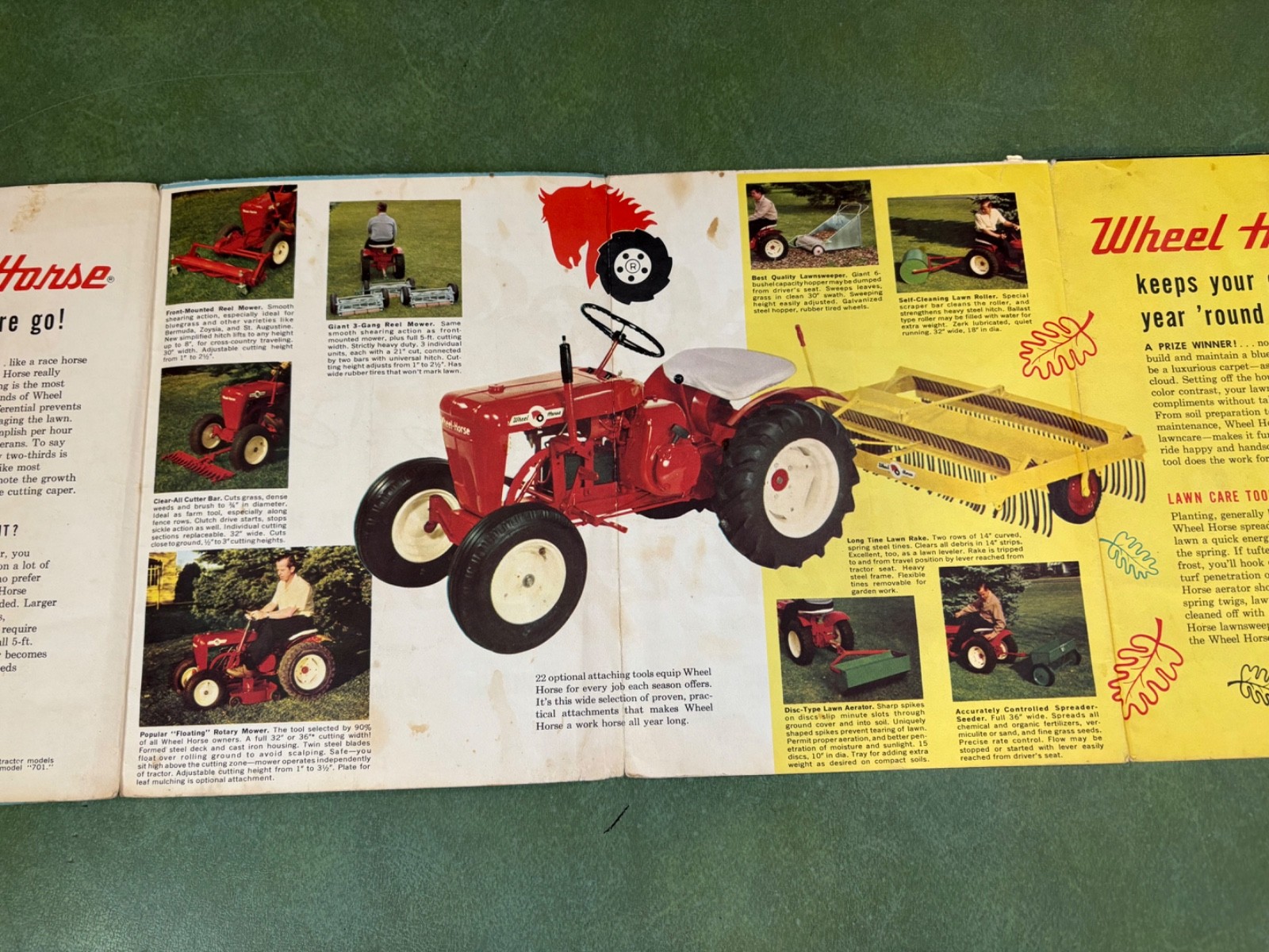RARE 1961 Wheel horse Suburban & 701 Sales Brochure