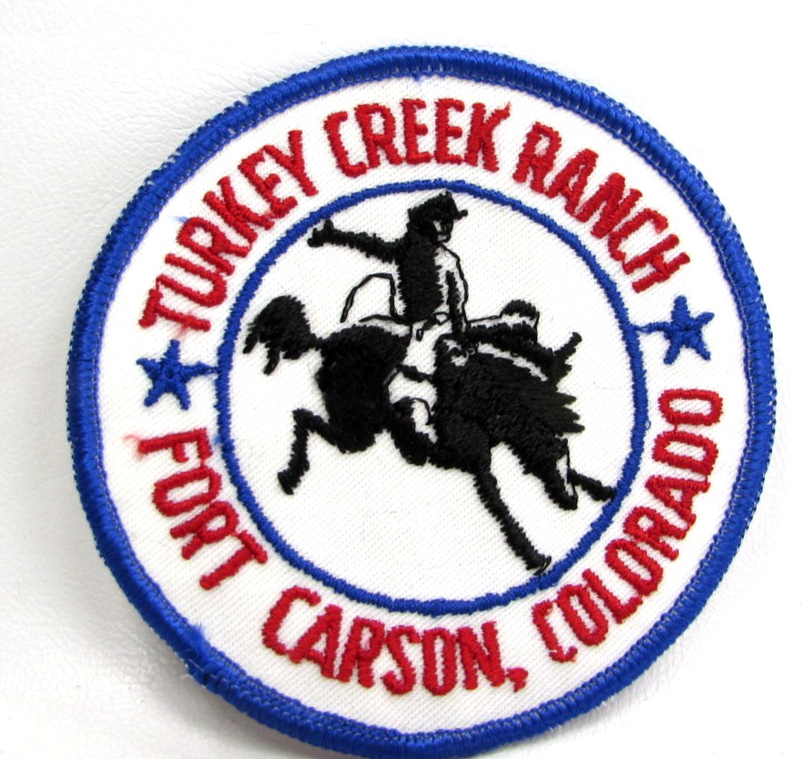 Vintage Turkey Creek Ranch Patch Fort Carson Colorado Wildlife Conservation A