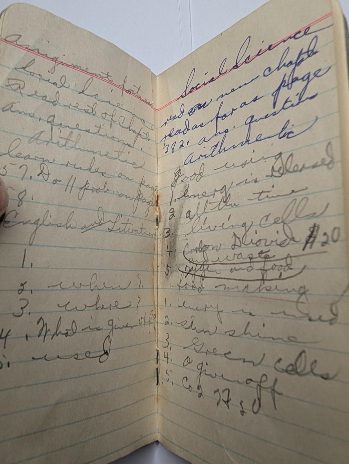 c1920s Xenia Ohio Allison & Cordage Pocket Notepad Hooven Rope Book Vtg Memo 1K