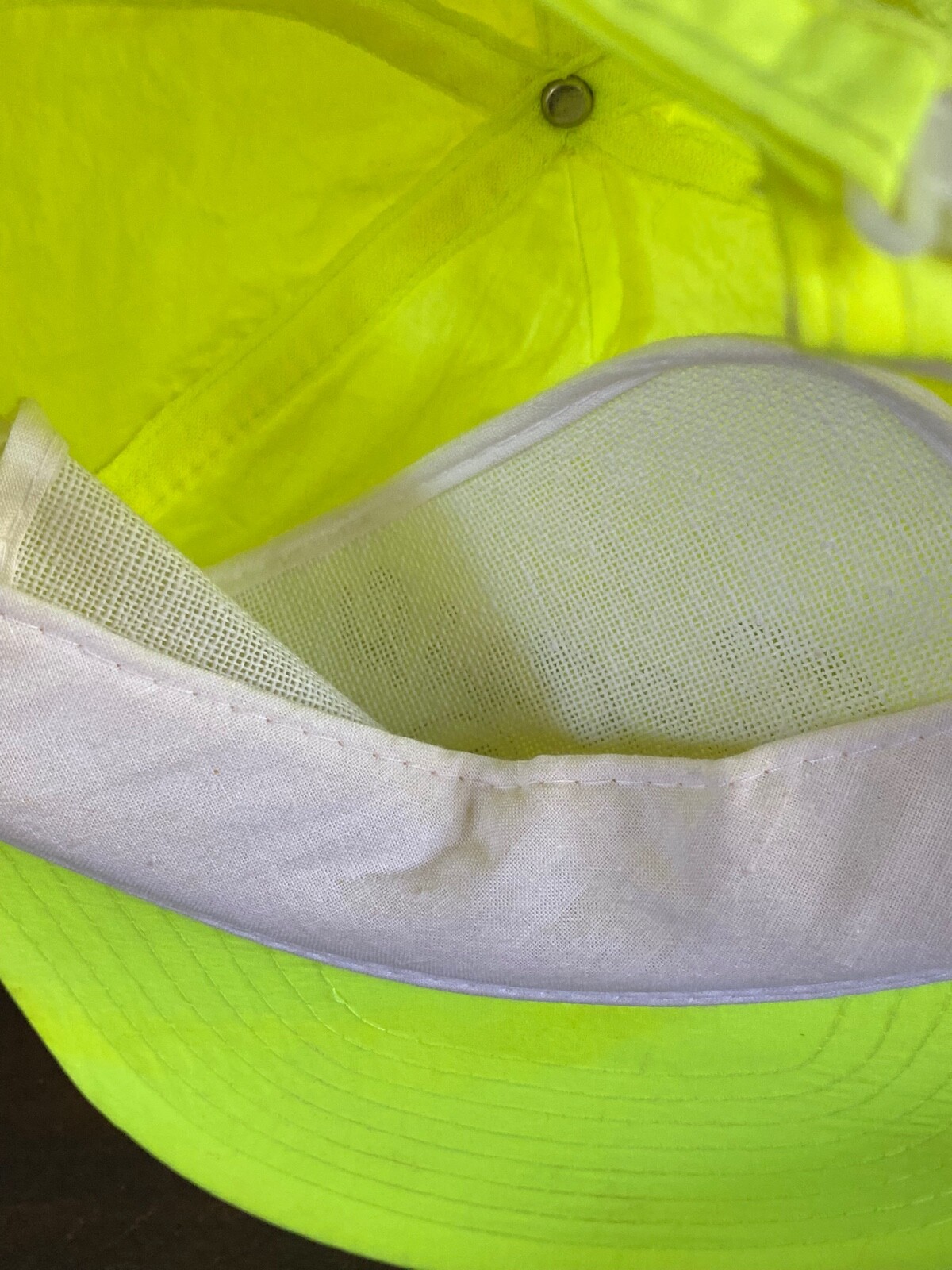 Vintage Beattie Kansas Co-Op Advertising Hat 75th Anniversary Neon Yellow Farm