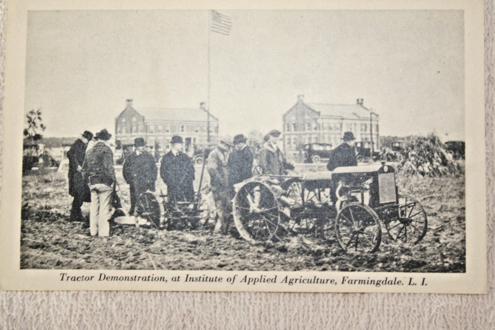 REED TRACTOR ADVERTISING POSTCARD 1916