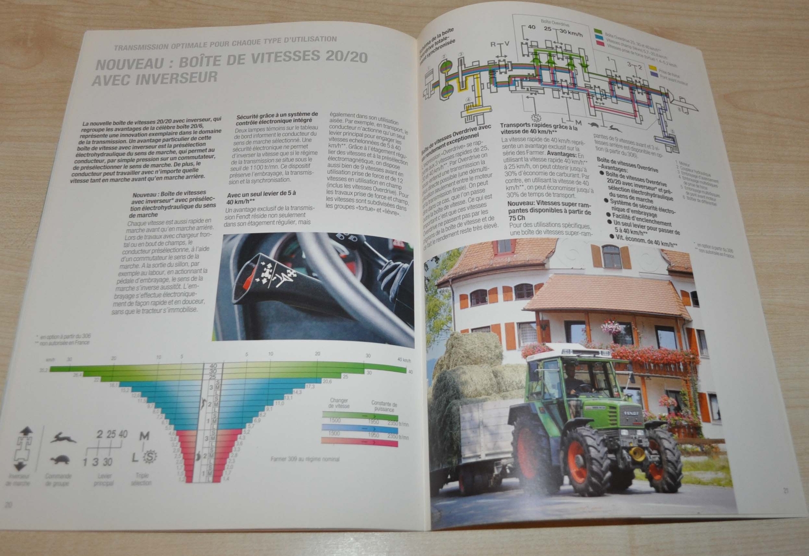 Fendt Farmer 300 Series Tractor Agricultural Brochure Prospekt FR