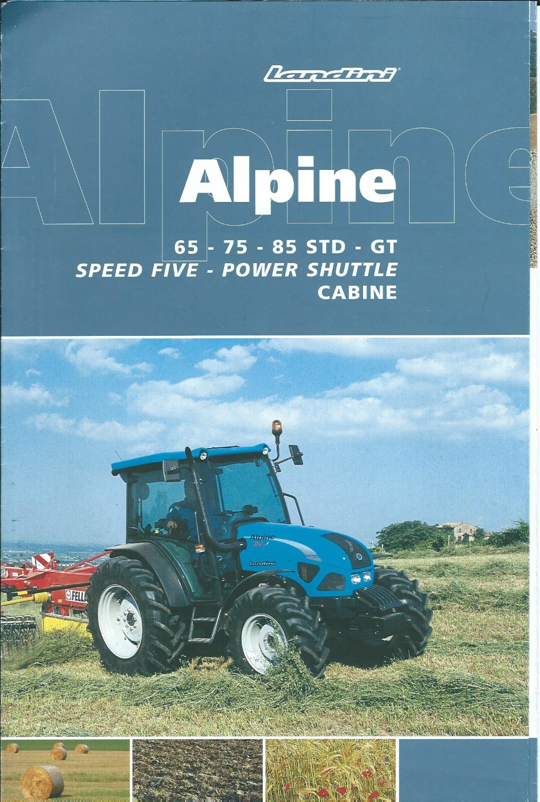 Farm Tractor Brochure – Landini – Alpine – 65 et al 2004 FRENCH language (F6864)