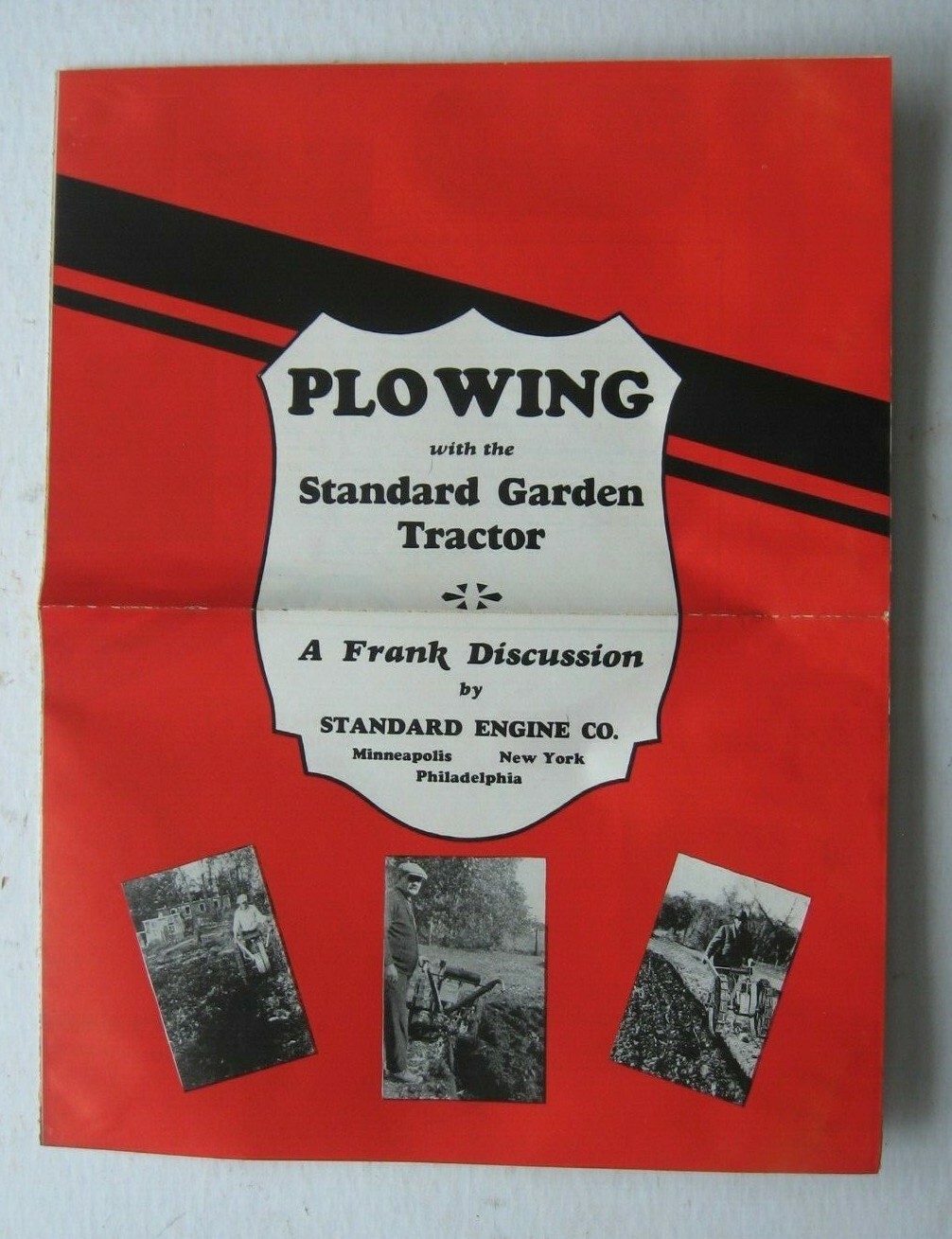 Three 1930&rsquo;s Standard Engine Company, Standard Garden Tractor Farming Brochures
