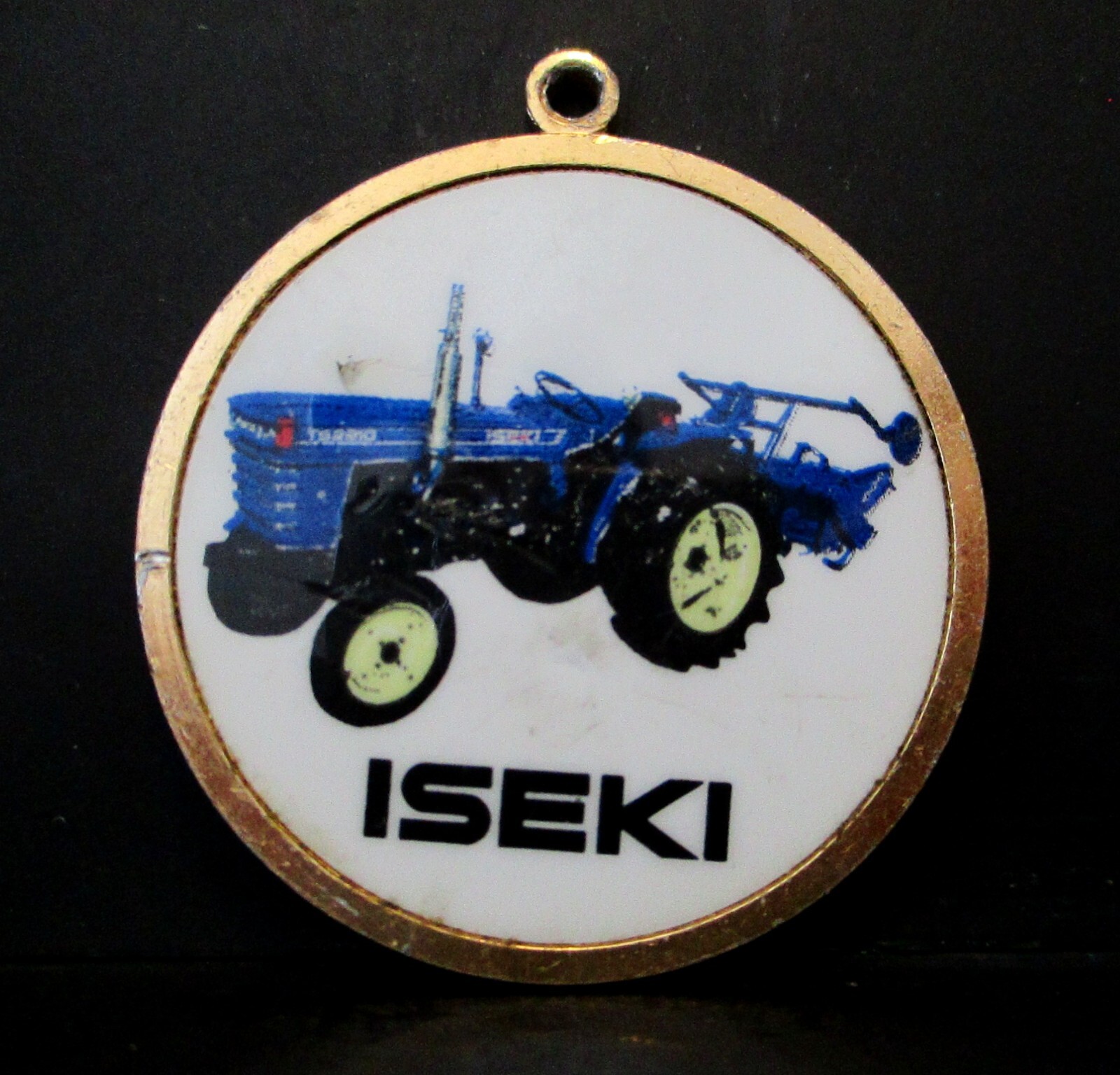 ISEKI TS2810 Tractor & 332 Combine Harvester Machine Double Sided Key Chain Fob