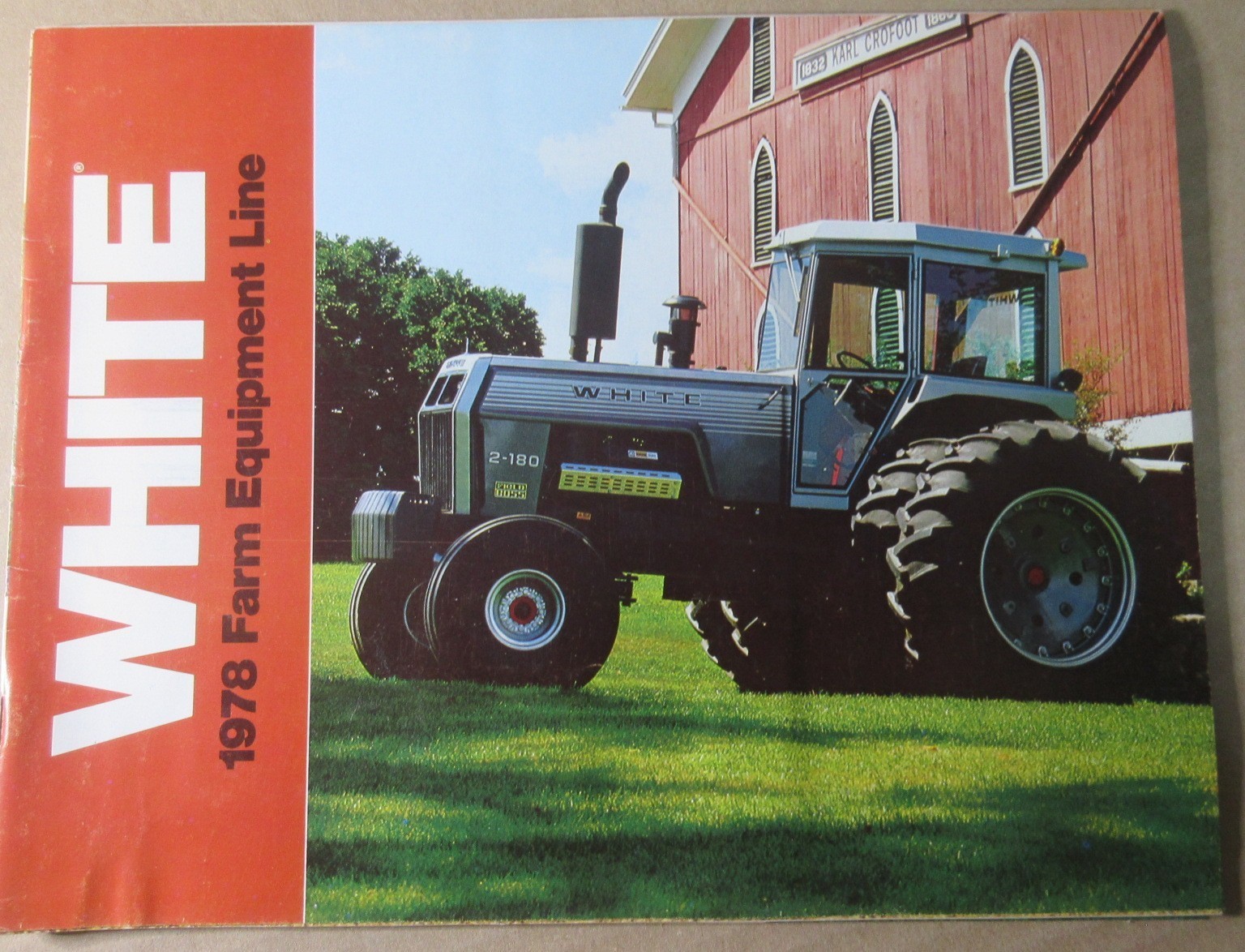VINTAGE WHITE FARM EQUIPMENT 1978 FARM EQUIPMENT LINE BROCHURE tractors mowers