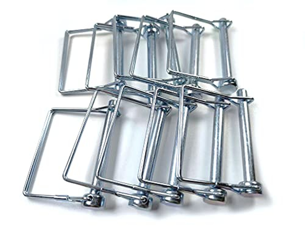 10PCS 3/8&Prime; Wire Lock Hitch Pins Heavy Duty Trailer Coupler Safety Pins