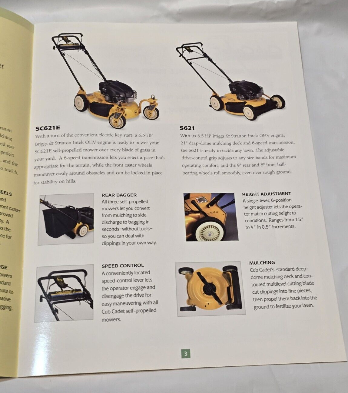 1997 Cub Cadet MTD Ad Brochure Home Maintenance Garden Mower Lawn Equipment