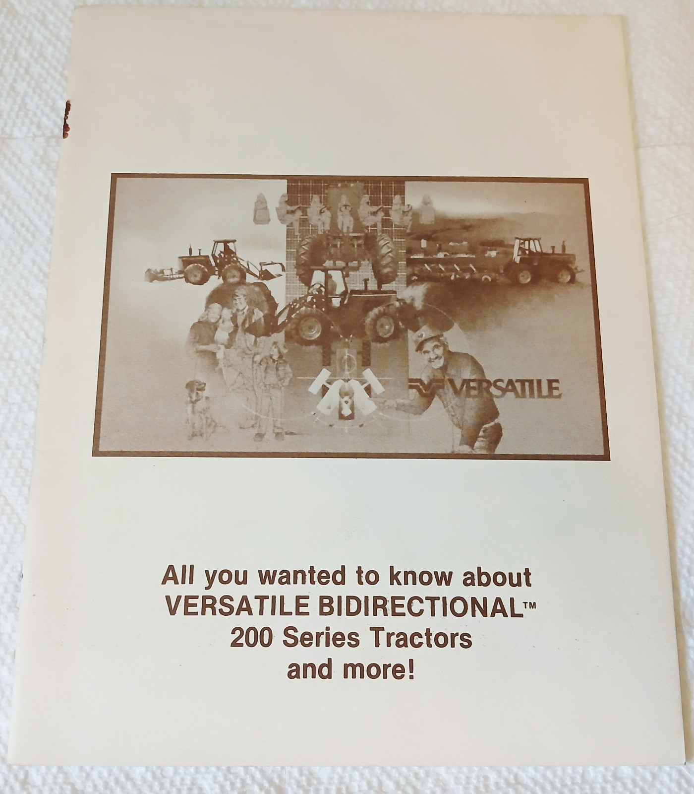 Versatile 200 Series Tractor Introductory Brocure Sales Literature