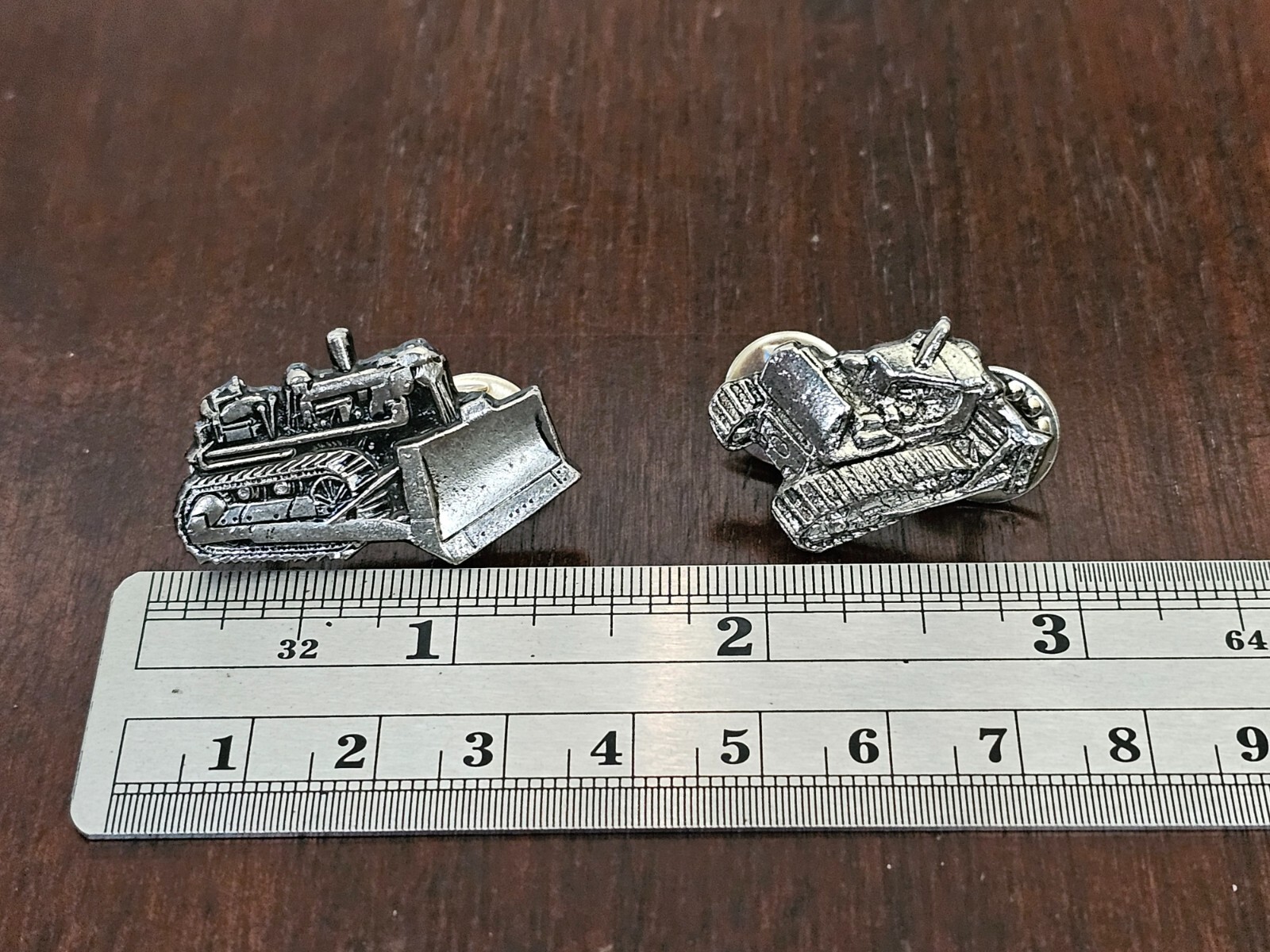 RARE 1980 MM Limited Chicago Diesel Power Tractor Bulldozer Excavator Lapel Pins