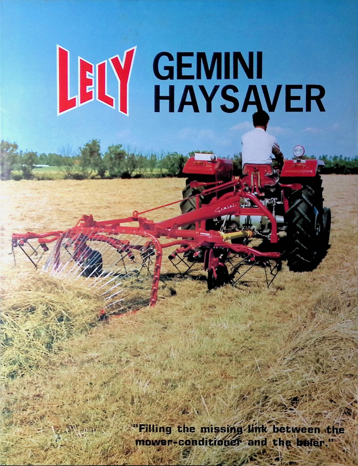 Vintage Farm Machinery Sales Brochure Lely Gemini Haysaver Farm Brochure Sale