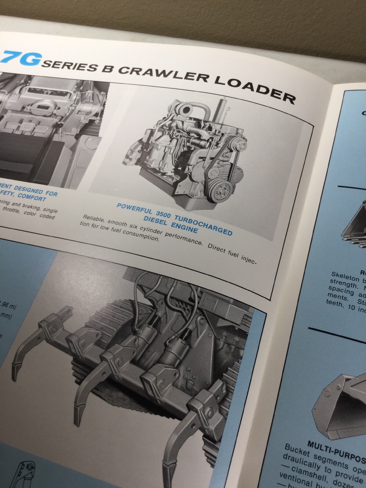 Allis Chalmers 7G Series B Crawler Loader Sales Brochure (Sales Literature)