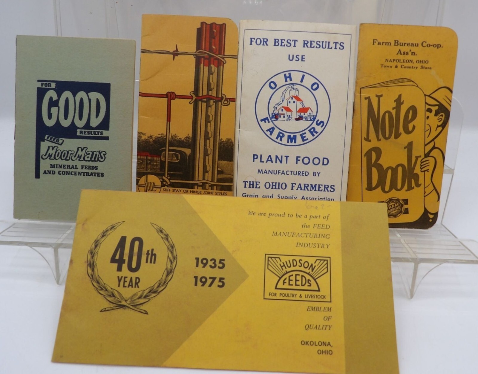 Vintage 1950&prime;-1970&rsquo;s Farm Ephemera Lot: MoorMans Booklets & Ohio Farmers Flyer