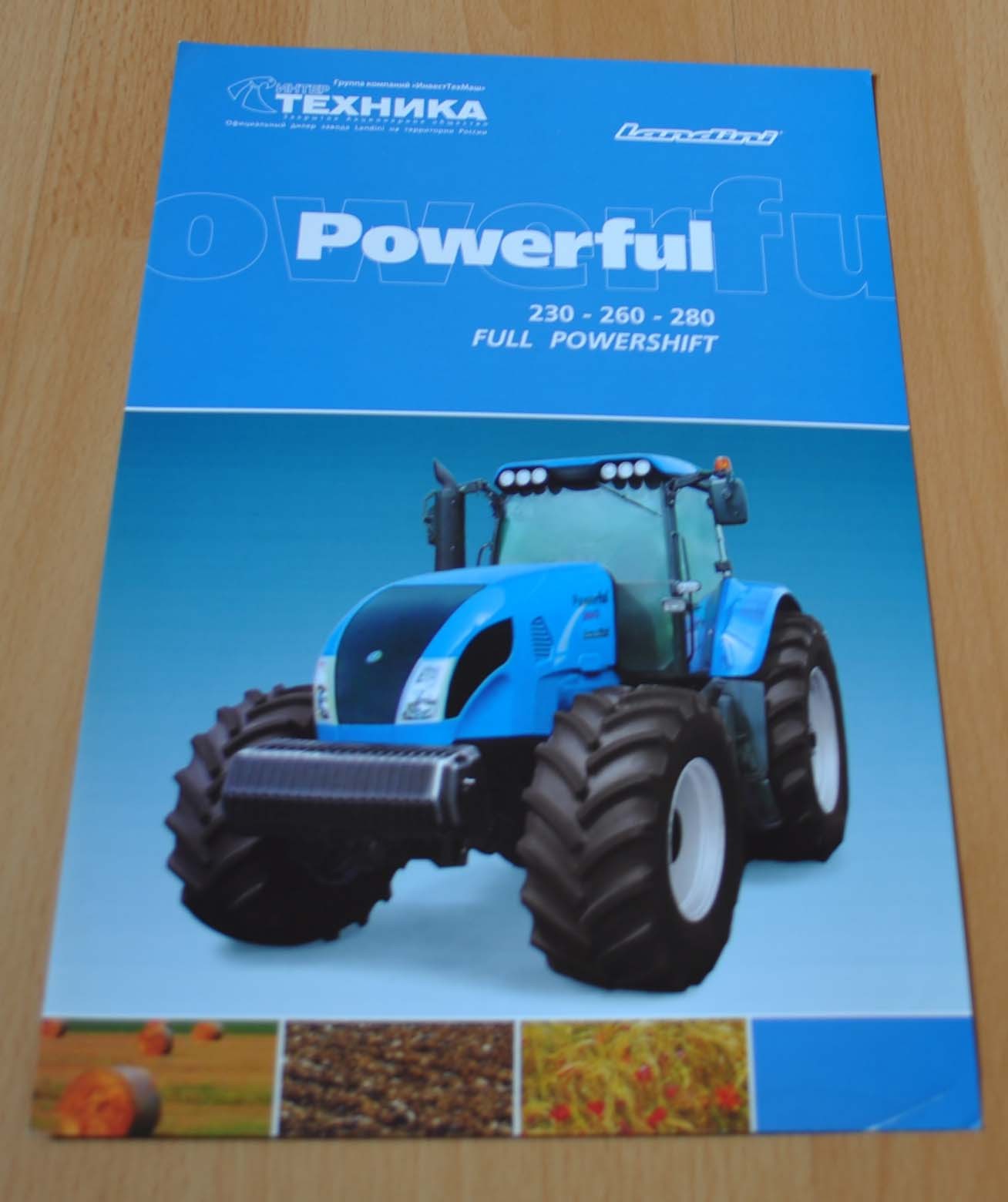 Landini Powerful Tractor Agriculture Brochure Prospekt