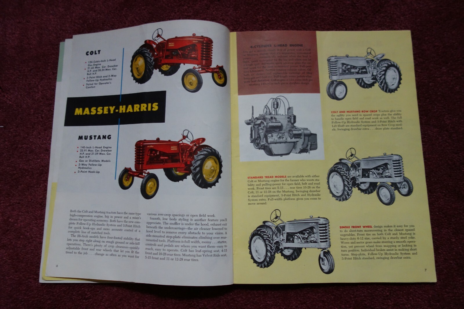 MASSEY HARRIS Tractors Buyer&rsquo;s guide Illustrated Full Color CATALOG
