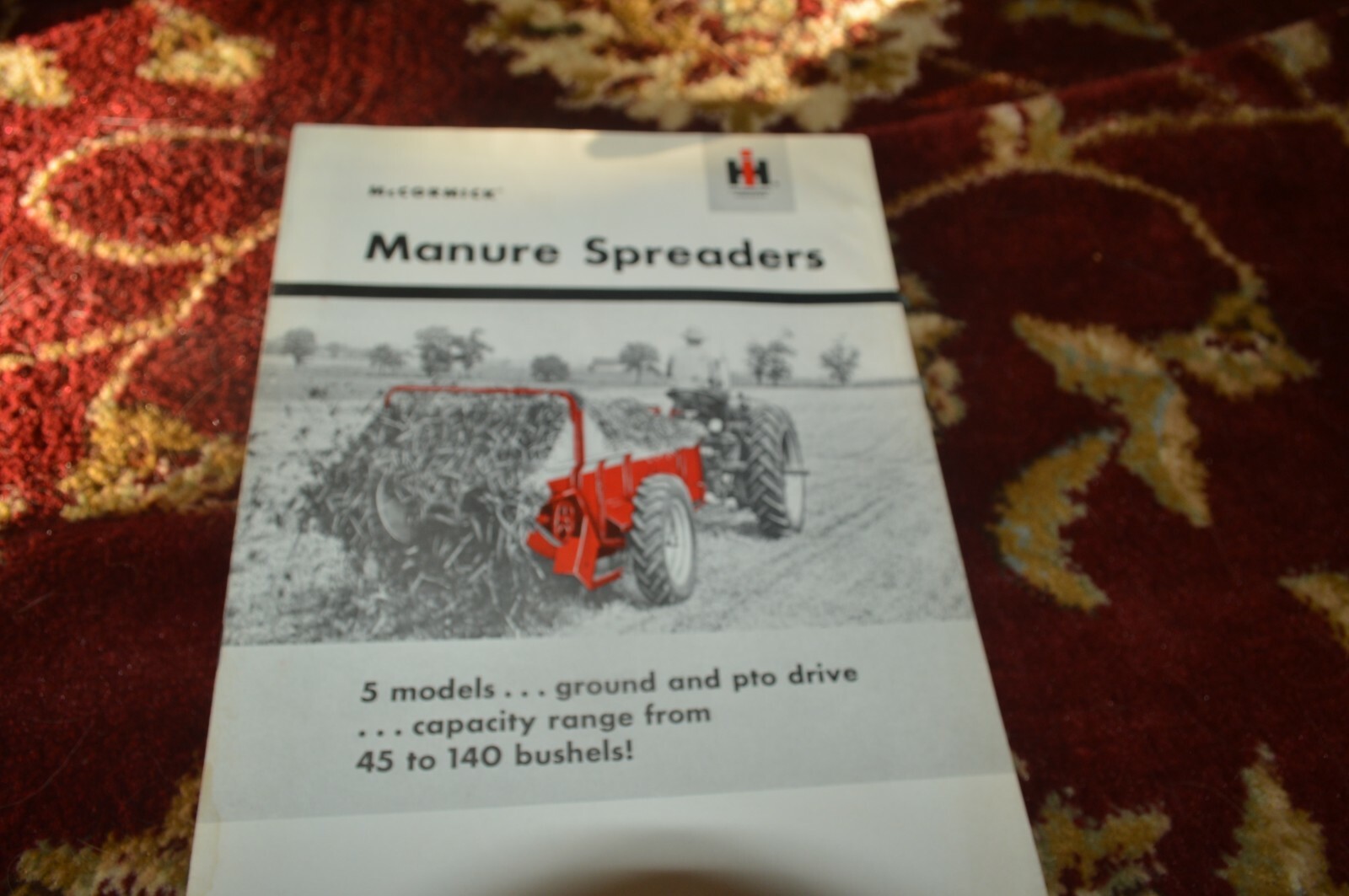 International Harvester Manure Spreaders For 1958 Brochure FCCA